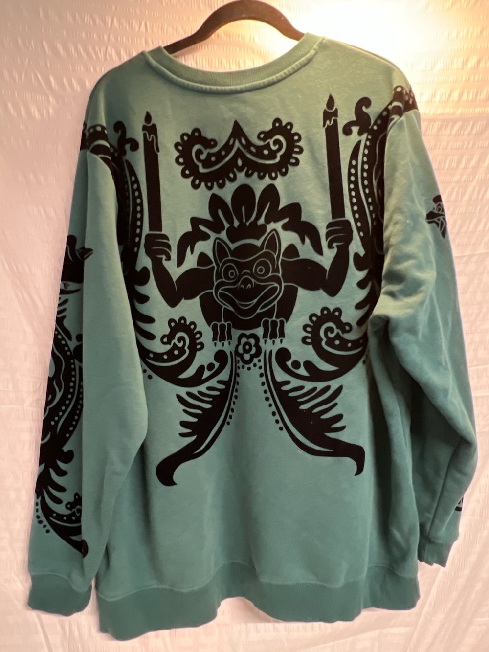 Disney Teal Haunted Mansion Sweatshirt